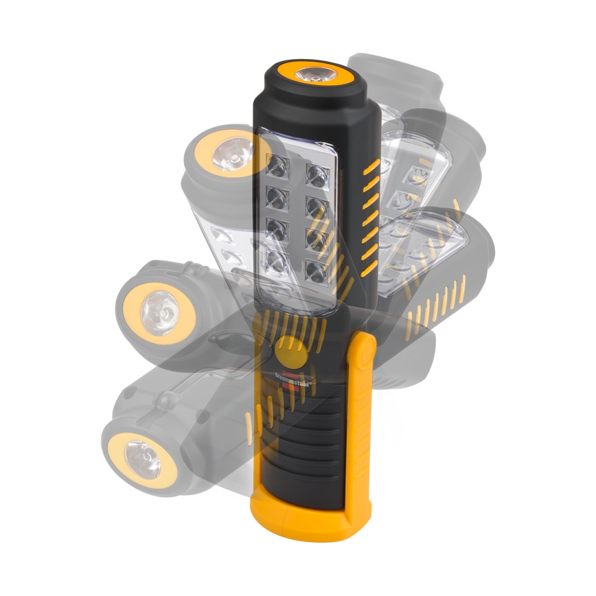 Brennenstuhl - Lanterna de trabalho LED LED/3xAA laranja