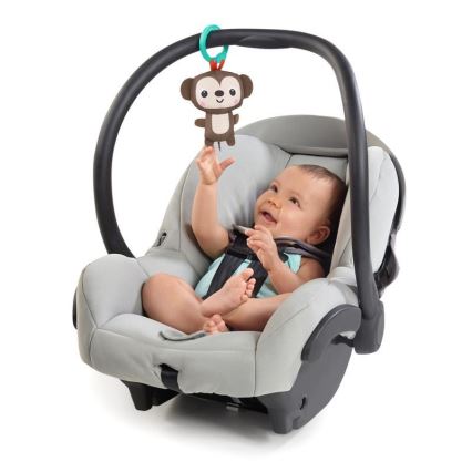 Bright Starts - Cobertor infantil para brincar SAFARI turquesa