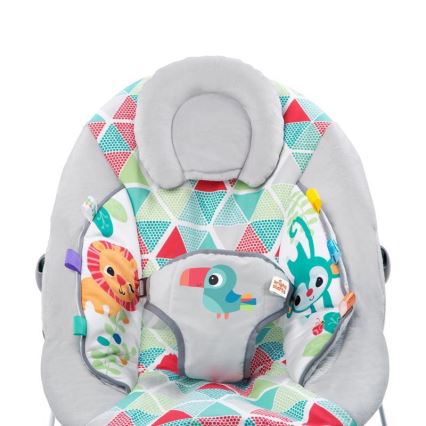 Bright Starts - Espreguiçadeira vibratória para crianças com melodia TOUCAN TANGO
