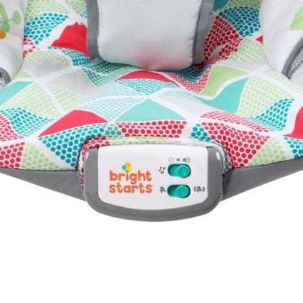 Bright Starts - Espreguiçadeira vibratória para crianças com melodia TOUCAN TANGO