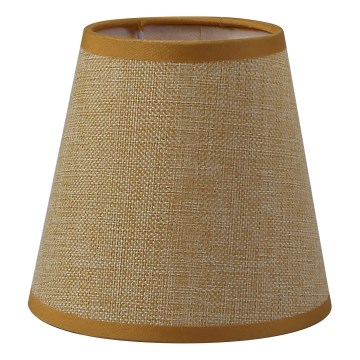 Brilagi - Abajur universal NUBILA E27 13x9 cm castanho claro