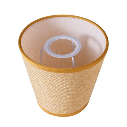 Brilagi - Abajur universal NUBILA E27 13x9 cm castanho claro