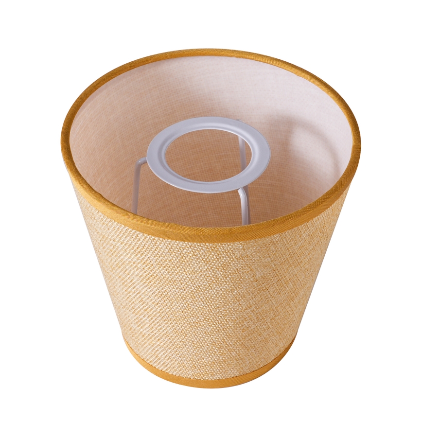 Brilagi - Abajur universal NUBILA E27 13x9 cm castanho claro
