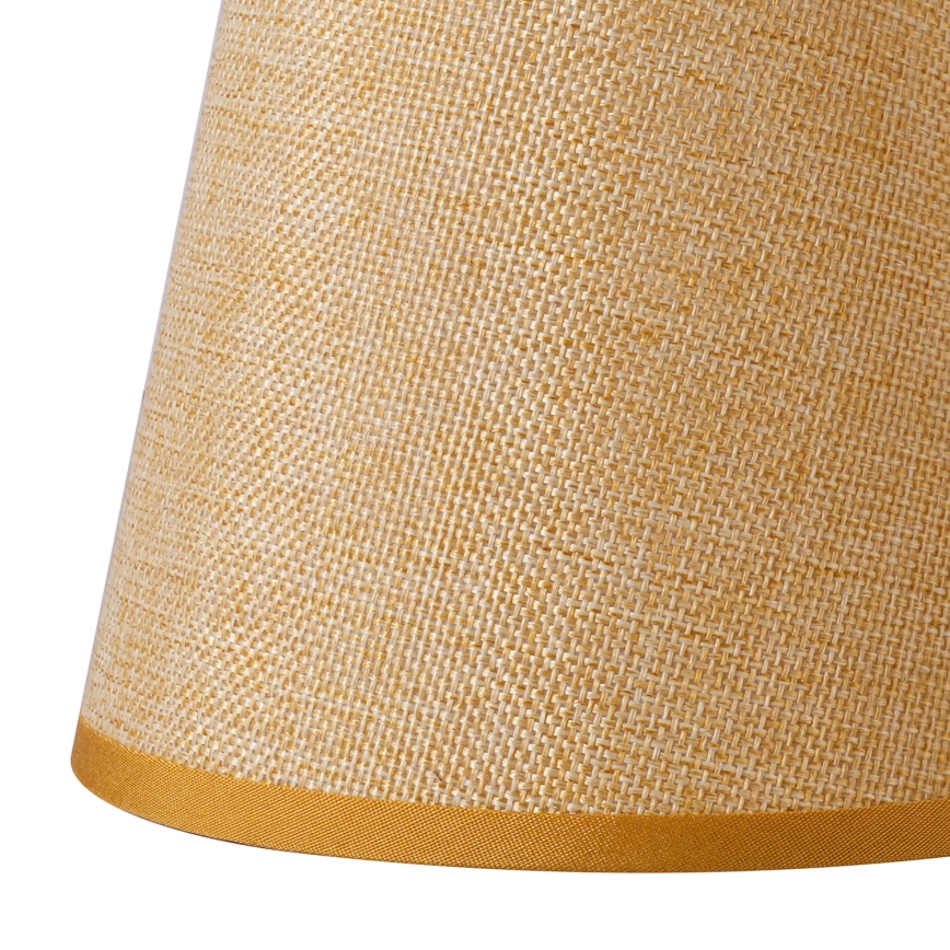 Brilagi - Abajur universal NUBILA E27 13x9 cm castanho claro
