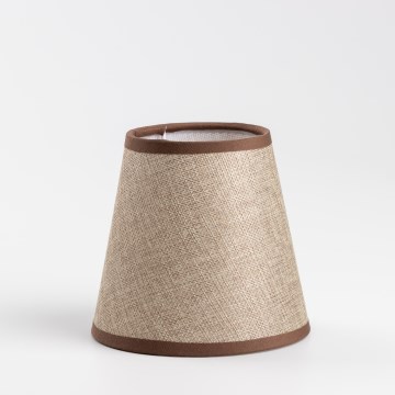 Brilagi - Abajur universal NUBILA E27 13x9 cm castanho