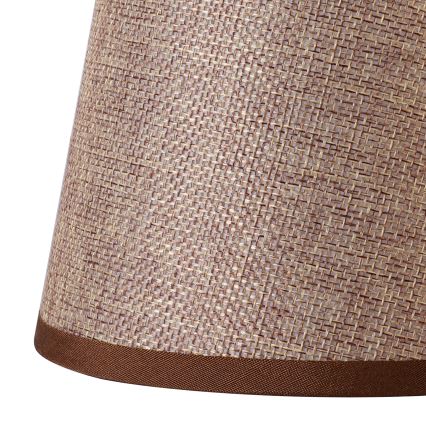 Brilagi - Abajur universal NUBILA E27 13x9 cm castanho