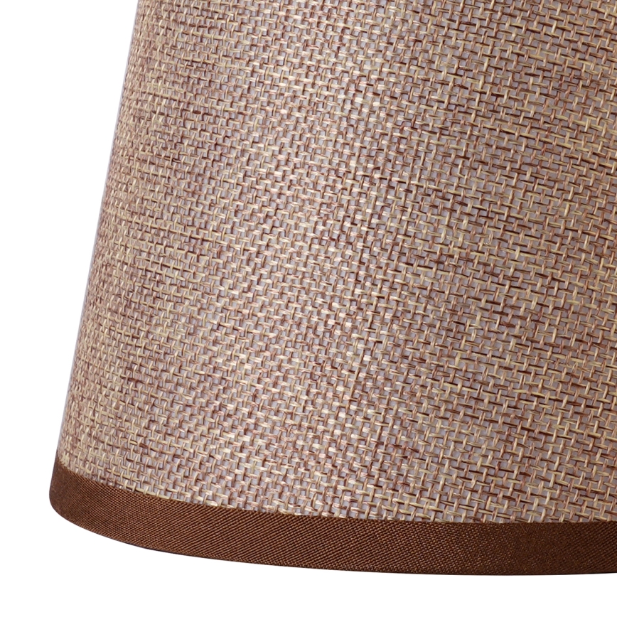 Brilagi - Abajur universal NUBILA E27 13x9 cm castanho