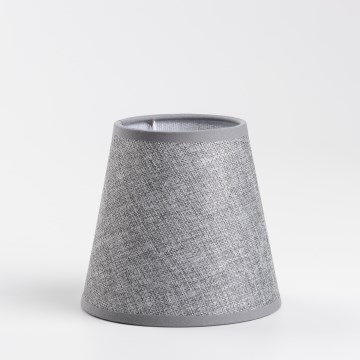 Brilagi - Abajur universal NUBILA E27 13x9 cm cinza