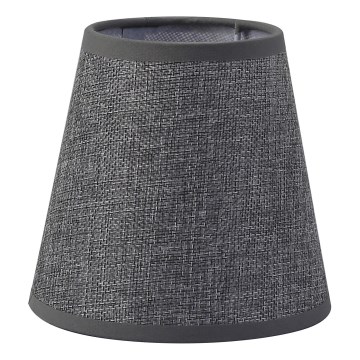 Brilagi - Abajur universal NUBILA E27 13x9 cm cinzento