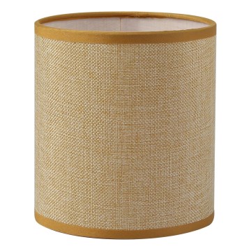 Brilagi - Abajur universal NUBILA E27 15,5x14 cm castanho claro
