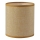 Brilagi - Abajur universal NUBILA E27 15,5x14 cm castanho claro