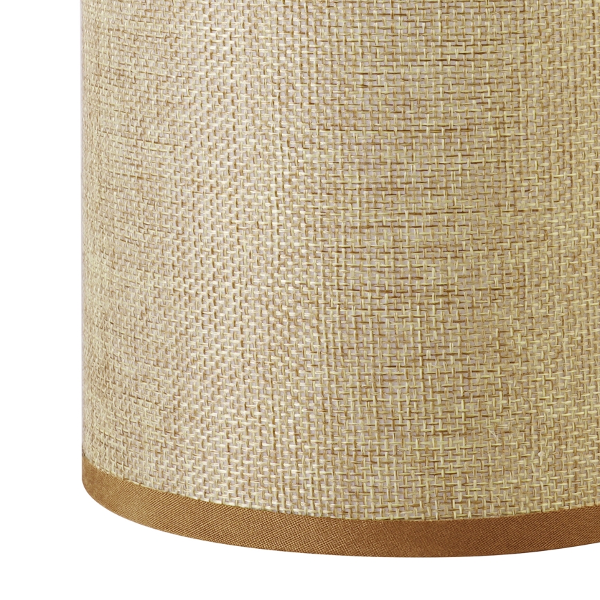 Brilagi - Abajur universal NUBILA E27 15,5x14 cm castanho claro