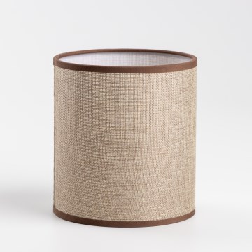 Brilagi - Abajur universal NUBILA E27 15,5x14 cm castanho