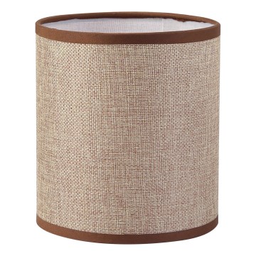 Brilagi - Abajur universal NUBILA E27 15,5x14 cm castanho