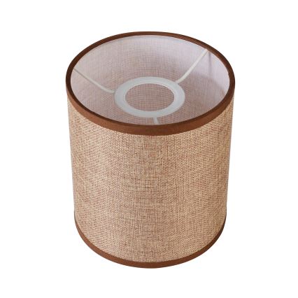 Brilagi - Abajur universal NUBILA E27 15,5x14 cm castanho