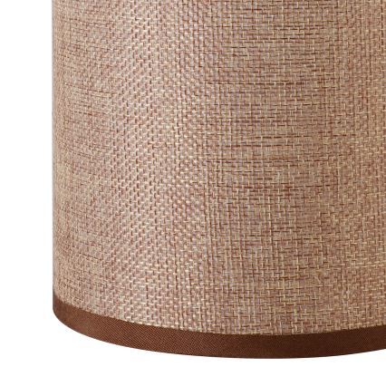 Brilagi - Abajur universal NUBILA E27 15,5x14 cm castanho