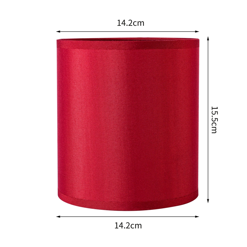 Brilagi - Abajur universal NUBILA E27 15,5x14 cm Pompeiano vermelho