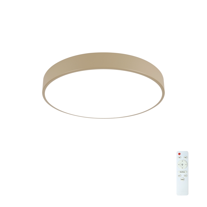 Brilagi - Luminária de teto dimável POOL LED/48W/230V 3000-6000K diâmetro 40 cm bege + controle remoto