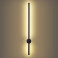 Brilagi - Aplique de parede exterior AURA LED/12W/230V 3000K IP54 65 cm preto