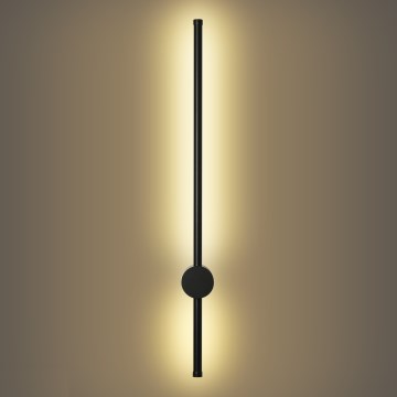 Brilagi - Aplique de parede exterior AURA LED/12W/230V 3000K IP54 65 cm preto