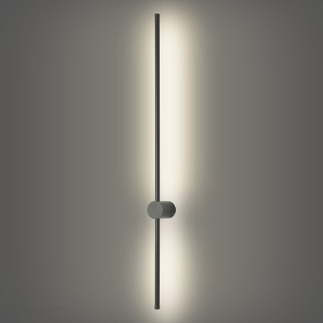 Brilagi - Aplique de parede exterior AURA LED/20W/230V 4000K IP54 97 cm antracite
