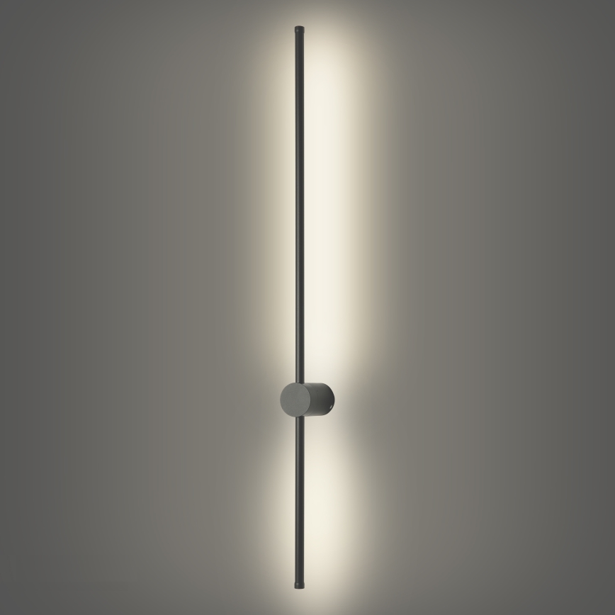 Brilagi - Aplique de parede exterior AURA LED/20W/230V 4000K IP54 97 cm antracite