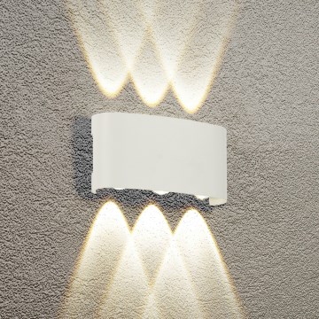 Brilagi - Aplique de parede exterior FLAREBOX LED/6W/230V branco IP65