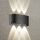 Brilagi - Aplique de parede exterior FLAREBOX LED/6W/230V preto IP65