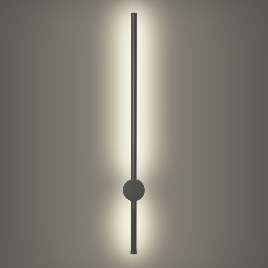Brilagi - Aplique de parede exterior LED AURA LED/12W/230V 4000K IP54 65 cm antracite CRI 90