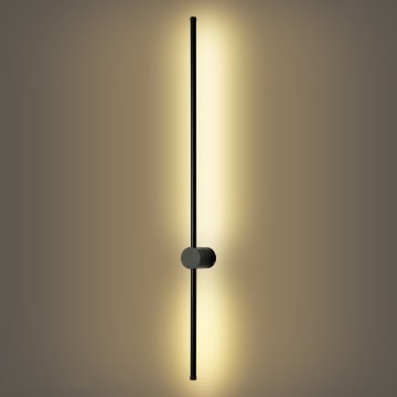 Brilagi - Aplique de parede exterior LED AURA LED/20W/230V 3000K IP54 97 cm preto