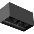 Brilagi - Aplique de parede exterior LED DOUBLE CUBE LED/12W/230V antracite IP65