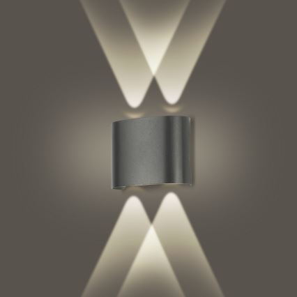 Brilagi - Aplique de parede exterior LED FLAREBOX LED/4W/230V antracite IP65