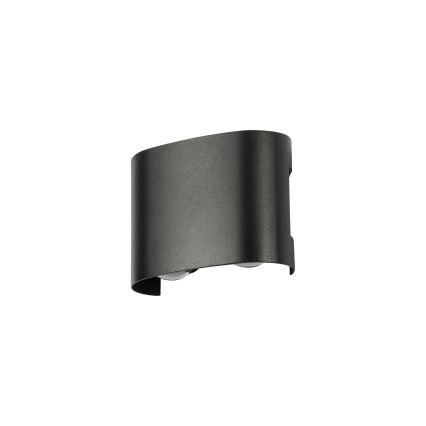 Brilagi - Aplique de parede exterior LED FLAREBOX LED/4W/230V preto IP65