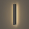 Brilagi - Aplique de parede exterior LED LINEAR LED/12W/230V 3000K IP65 50 cm antracite