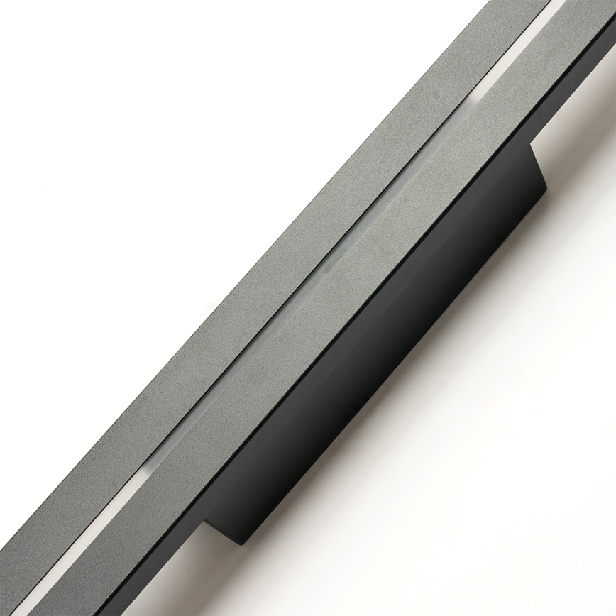 Brilagi - Aplique de parede exterior LED LINEO LED/24W/230V 3000K IP65 100 cm preto