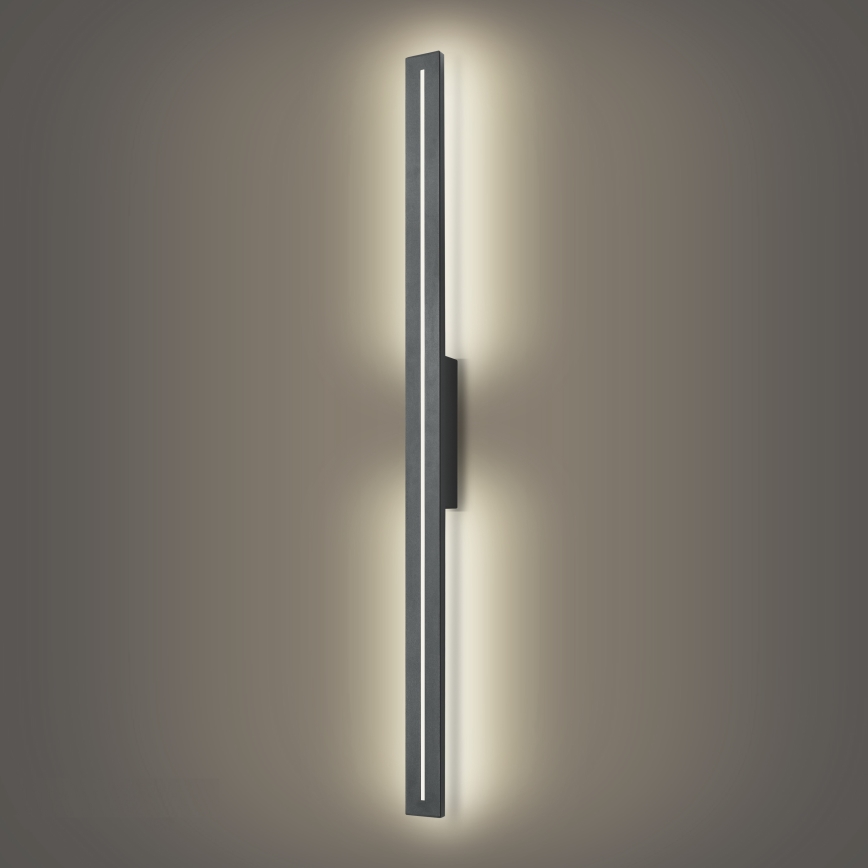 Brilagi - Aplique de parede exterior LINEO LED/24W/230V 4000K IP65 100 cm antracite