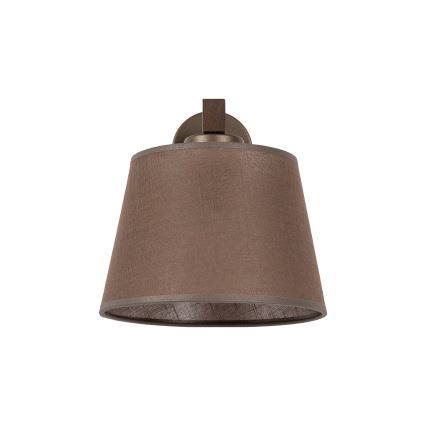 Brilagi - Aplique de parede LATTE 1xE27/60W/230V pinho/castanho