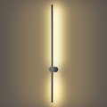 Brilagi - Aplique de parede LED para exterior AURA LED/20W/230V 3000K IP54 97 cm antracite
