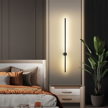 Brilagi - Aplique de parede LED para exterior AURA LED/20W/230V 3000K IP54 97 cm antracite