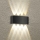 Brilagi - Aplique de parede LED para exterior FLAREBOX LED/8W/230V preto IP65