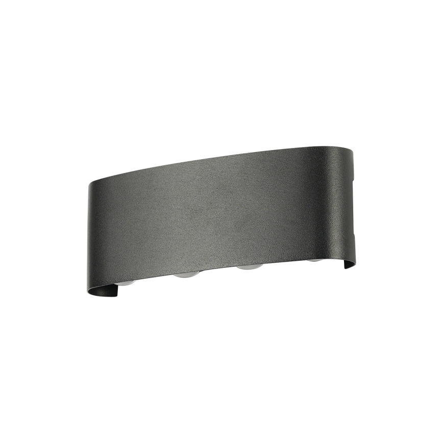 Brilagi - Aplique de parede LED para exterior FLAREBOX LED/8W/230V preto IP65