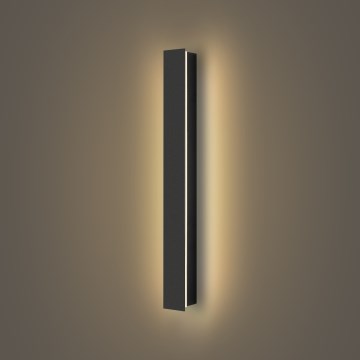 Brilagi - Aplique de parede LED para exterior LINEAR LED/12W/230V 3000K IP65 50 cm preto