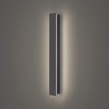 Brilagi - Aplique de parede LED para exterior LINEAR LED/12W/230V 4000K IP65 50 cm antracite