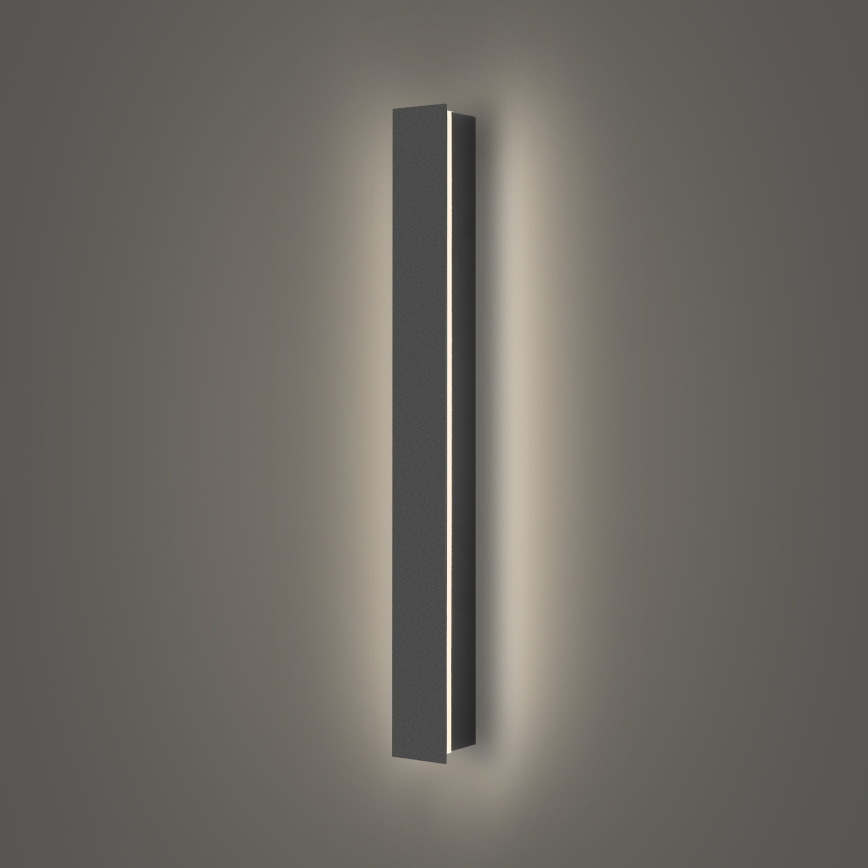 Brilagi - Aplique de parede LED para exterior LINEAR LED/12W/230V 4000K IP65 50 cm antracite