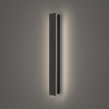 Brilagi - Aplique de parede LED para exterior LINEAR LED/12W/230V 4000K IP65 50 cm preto