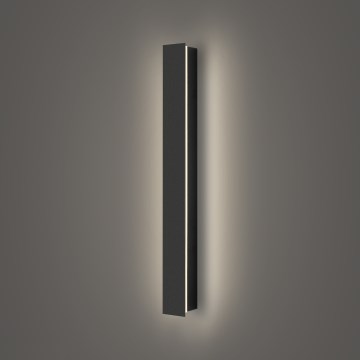 Brilagi - Aplique de parede LED para exterior LINEAR LED/12W/230V 4000K IP65 50 cm preto