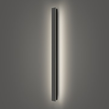 Brilagi - Aplique de parede LED para exterior LINEAR LED/22W/230V 4000K IP65 100 cm preto