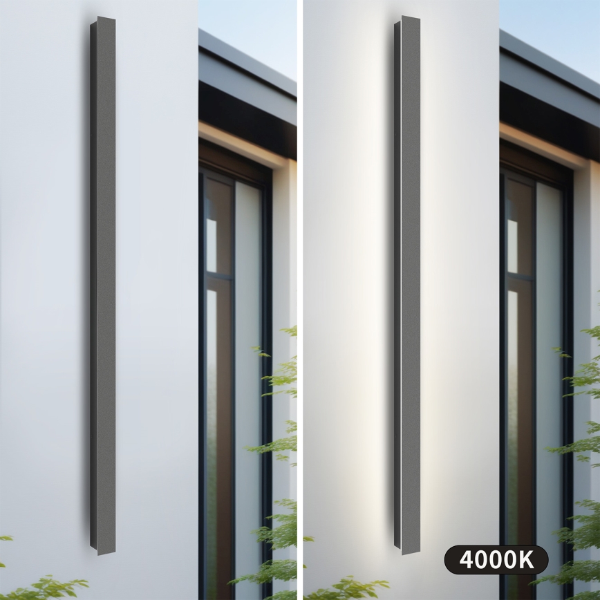Brilagi - Aplique de parede exterior LED LINEAR LED/32W/230V 4000K IP65 140 cm antracite