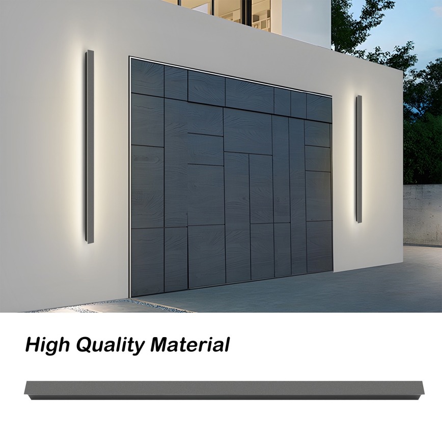 Brilagi - Aplique de parede exterior LED LINEAR LED/32W/230V 4000K IP65 140 cm antracite