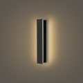 Brilagi - Aplique de parede LED para exterior LINEAR LED/8W/230V 3000K IP65 30 cm preto